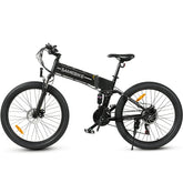 SAMEBIKE LO26-II-FT Electric Bike - 500W Motor 48V12.5AH Battery 45KM Range Mechanical Disc Brakes - Black